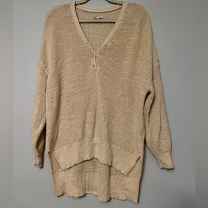 American Eagle Oversized Knit Henley